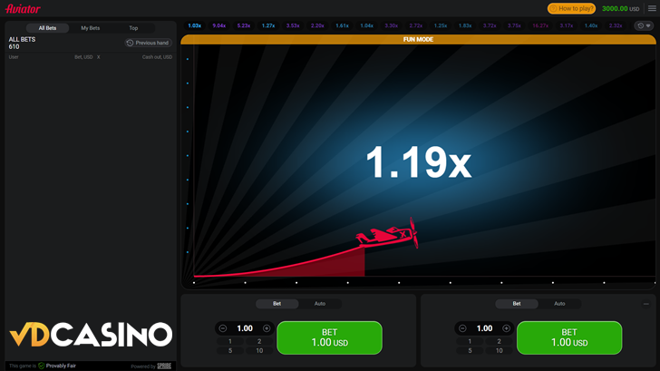 Vdcasino Aviator Oynama Adımları